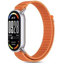 Tech-Protect watch strap Nylon Strype Xiaomi Smart Band 8/9/10, orange/grey 5906302331451