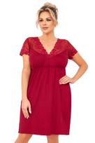 Naktinukai Livia Plus Burgundiški XXXXL Bordo