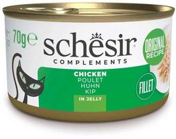 Agras Pet Foods Kačių Maistas - SCHESIR Vištiena želė padaže 70g Be Grūdų Be Gliuteno