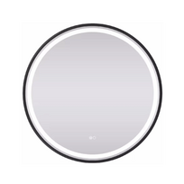 Veidrodis su LED 60CM O-FRAME-MIRROR-1110 BLACK