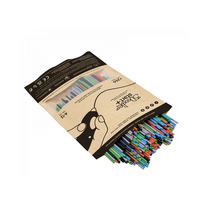 3Doodler Start Eco siūlai 2,5 mm, 250 vnt., 5 spalvų rinkinys (mėlyna, žalia, pilka, raudona, juoda) – Primary Pow (3DS-ECO-MIX2-250)