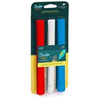 3Doodler Start Eco siūlai 2,5 mm, 75 vnt., 3 spalvų rinkinys (raudona, balta, mėlyna) – 3DS-ECO-MIX1-75