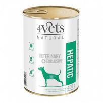 4Vets Natural Hepatic šunų konservai su kalakutiena, 400 g