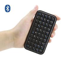 Mini įkraunama Type-C Bluetooth 3.0 klaviatūra Plona belaidė kišeninė klaviatūra Nešiojama 49 klavišų klaviatūra planšetiniams kompiuteriams išmaniesiems telefonams juoda
