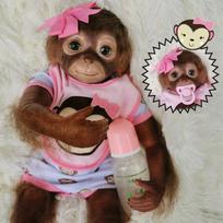 50 cm imituota beždžionė lėlė Reborn Doll Regeneruota lėlė vaikiškas žaislas