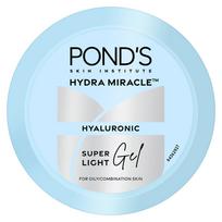 Pond's Hydra Miracle Super Light Gel 200g Moisturizer For Face With Vitamin C & Hyaluronic Acid For 48H Hydration Glow