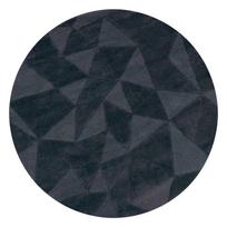 Rankų darbo antracito spalvos iš vilnos apvalios formos kilimas ø 160 cm Shard Charcoal – Flair Rugs