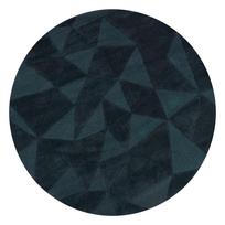 Rankų darbo žalsvai mėlynos spalvos iš vilnos apvalios formos kilimas ø 160 cm Shard Teal – Flair Rugs