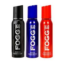 FOGG Men Marco & Royal & Napoleon Fresh Scent Deodorant Spray (Pack Of 3)(100Gms/120Ml Each)