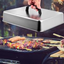 Mėsainio dangtelis Sūrio lydymo kupolas Maisto kepimo dangtis Kepimui Griliui Teppanyaki L