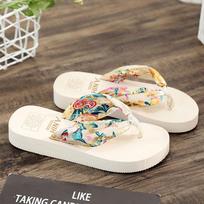 Summer Flip Flops Women Bohemian Casual Beach Sandals Shoes Ladies Slippers 35