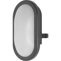 Visuomeninis LED šviestuvas OSRAM BULKHEAD, IP54, 11W, 4000K, 840lm, juodos spalvos