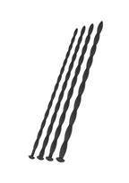 Varpos plėtikliai Hidden Desire Penis Dilator Set Large, 4 vnt
