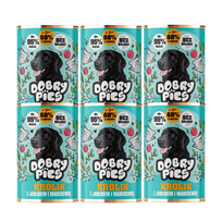 Good Dog Triušis su obuoliais ir morkomis 6x400g