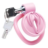 Master Series Pussification Vulva Chastity Cage Pink