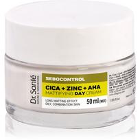 Dr. Santé Sebocontrol Cica + Zinc + AHA matinio efekto dieninis kremas riebiai odai 50 ml