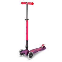 Maxi Micro Deluxe Neon LED sulankstomas paspirtukas | Ultra Pink