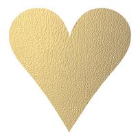 Iš eko odos padėkliukas 30x30 cm Heart Hippo – LIND DNA