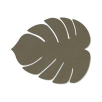 Iš eko odos padėkliukas 22x26 cm Monstera Leaf Nupo – LIND DNA
