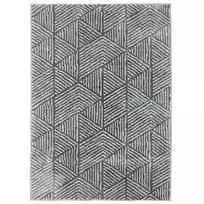 HOMCOM kilimas svetainei modernaus stiliaus, plaunamas plokščias kilimas, kilimas svetainei, miegamajam, 150 x 80 cm tamsiai pilkas