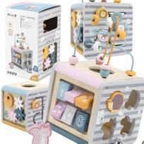 Medinė edukacinė žaidimų dėžė 5in1 Activity Box PolarB VIGA