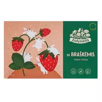 ŽOLYNĖLIS vaisinė arbata su braškėmis 40g, (2g x 20 vnt)