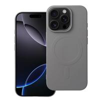 SILICONE MAG COVER (large opening) case compatible with MagSafe for IPHONE 16 Pro in titanium grey