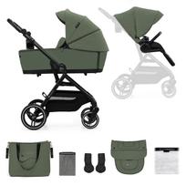KINDERKRAFT universalus vežimėlis YOXI 2in1, mystic green, KSYOXI00GRE2000