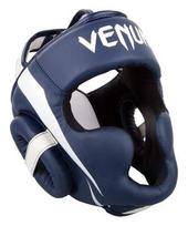 Bokso šalmas Venum Elite - White/Navy Blue