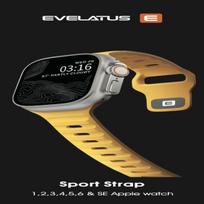 Išmanusis laikrodis „Evelatus Evelatus“ laikrodis, 42 / 44 / 45 sportinis silikoninis dirželis, auksinis
