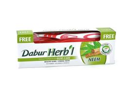 Neem Toothpaste 150g + FREE toothbrush -  Dabur Herb'l 1 pcs