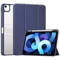 Suderinamas su Xiaomi 6 pro redmi pad 10.6 Redmi SE 11 8.7 pro 12.1 Planšetinis kompiuteris Akrilinis Skaidrus Trišakis Apsaugos nuo kritimo Odinis Dėklas For redmi SE 8.7inch tamsiai mėlyna