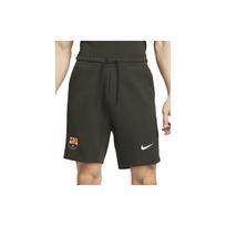 Nike FC Barcelona Tech Fleece Logotipo Spaudinys Raištelis Sportinės Šortai Vyriški Šortai Alyvuogių Žalia DV5560-355 XL