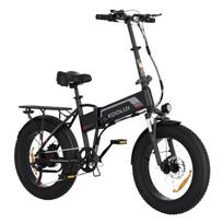 BK10S Sulankstomas elektrinis dviratis 20 colių riebios padangos, 48V13Ah baterija 20Inch juoda