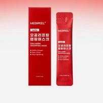 Medi-Peel Red Lacto Collagen Kaukė-wrap 4ml x 4 vnt./ Stangrinanti Drėkinanti, Drėkinanti, Korėjietiška Kosmetika, Kbeauty