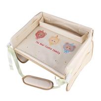 Car Dining Drawing Table Car Child Safety Seat Tray Cartoon Car Seat Table Tray Small Table Storage Tool Foldable Waterproof