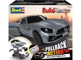 Revell - Build‘N Race-Chassis Mercedes-AMG GT R, juodas, 1/43, 23152