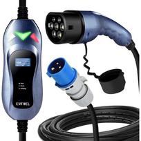 EV Įkroviklis nešiojamas 3.6kW 16A EVFUEL Type 2