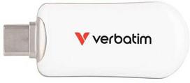 Atmintukas Verbatim Plectra 64GB USB-C, baltas, 30228