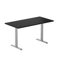 Adjustable Height Table Up Up Bjorn Gray, Table top L Black