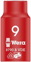 Sukimo galvutė Wera WE05004953001; VDE; 3/8''; 9x46 mm