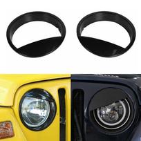Automobilio priekinių žibintų apdailos dangteliai Jeep Wrangler TJ 1997-2007 m. Automobilio stiliaus išorės aksesuarai