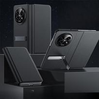 Suitable for Oppofindn5 Mobile Phone Case Flip Cover Folding FindN5 Full-pack Anti-fall N5 High-end Bracket Leather Case OPPO Find N5