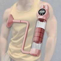 Breathing Dumbbell Increase Lung Strength Portable Exercise Device rožinė