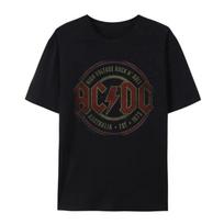 ACDC įkurtas 1973 m. Marškinėliai vyrams ir moterims, trumparankoviai medvilniniai marškinėliai, vintažiniai hip-hop, metalo, roko grupės viršutiniai drabužiai, prekės ženklo marškinėliai, vyriški drabužiai S