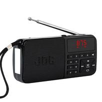 FM radijas Nešiojamas kišeninis radijas Bluetooth Įkraunamas akumuliatorius Ausinių palaikymas USB TF kortelė MP3 grotuvas Su mini radijo imtuvu juoda