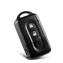 2 mygtukai Nissan Micra X-trail Qashqai Juke Duke Pathfinder Note nuotolinio rakto korpusas