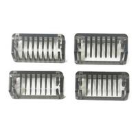 1/2/3/5MM kreipiamosios šukos, skirtos Philips One Blade QP2520 QP2530 QP2630 QP2620 Elektrinės žoliapjovės skustuvo priedo padėties nustatymo šukų įrankio keitimas pilka