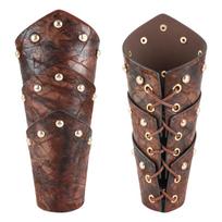 Viduramžiški šarvų antrankiai suaugusiems Senoviniai rankų apsaugai Cosplay vakarėlio kostiumas Karnavalai Rankų gauntletai Fotografija Rankų dėvėjimas B