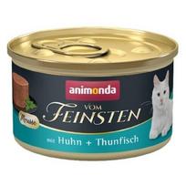 ANIMONDA Vom Feinsten Mousse su vištiena ir tunu – šlapias kačių maistas, 85 g